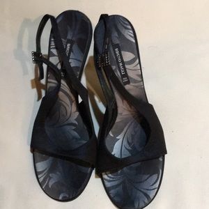 Bruno Magli Satin Evening Sandals